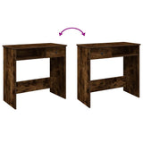 Desk Smoked Oak 80x40x75 cm Engineered Wood 860476