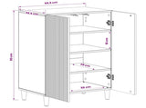 Shoe Cabinet ARNHEM 59.5 x 39.5 x 90 cm Engineered Wood 896653