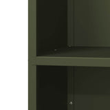 Firewood Rack Olive Green 40x30x75 cm Cold-rolled steel 864194
