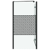 Bath Enclosure Geometric Manual Black 120 x 67 x 129 cm 42018551
