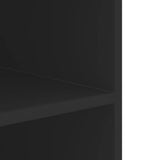 Wall Cabinet Black 75x35x60 cm Engineered Wood 848417