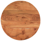 Table Top 60x3.8 cm Round Solid Wood Acacia 370051