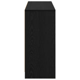 Sideboard with Drawer Black Oak 102 x 32 x 73.5 cm 8000517