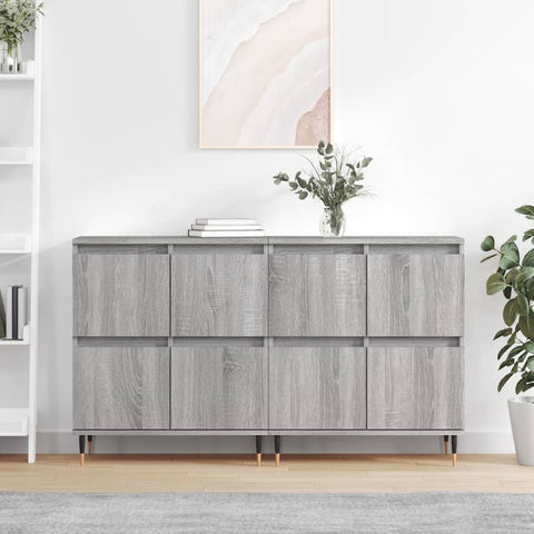 Sideboards 2 pcs Grey Sonoma Engineered Wood 3190171