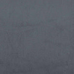 Corner Bed Frame with Headboard Dark grey 90 x 200 cm Velvet 42016429