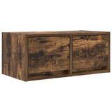 TV Cabinets 2 pcs Smoked Oak 60x31x25.5 cm Engineered Wood 861499