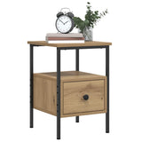 Bedside Cabinets 2 pcs Artisan Oak 34x36x50 cm Engineered Wood 857265
