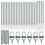 Fence Post Other 26 pcs Silver 3.2 x 3.2 x 170 cm Steel 3350177