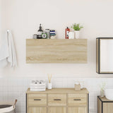 Bathroom Wall Cabinet Sonoma Oak 100x25x40 cm Engineered Wood 860105