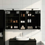 Bathroom Cabinet Set 3 pcs 100 x 10.5 x 60.5 cm Engineered wood 3403705