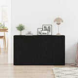 Sideboard Black Oak 120 x 36 x 69 cm Engineered Wood 3333865