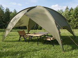 Camping Tent with Rainfly Water-resistant Dome Olive Green 42029004
