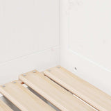 Daybed with Trundle and Drawers without Mattress White 80x200 cm 3302228