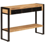 Console Table 110x30x76 cm Solid Wood Mango 348159