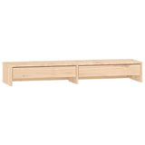 Monitor Stand 100x27x15 cm Solid Wood Pine 813959