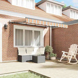 Retractable Awning Multicolour 250 x 200 cm Fabric 3329414