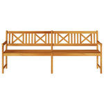 Garden Bench Brown 220 x 56 x 90cm Solid Acacia wood 4105527