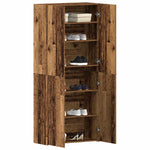 Shoe Cabinet with Door Brown 80 x 35.5 x 180 cm Engineered wood 3333843