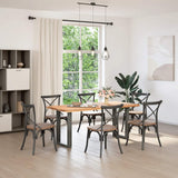 Dining Table Legs U-Shaped 2 pcs Anthracite 50x cm Steel 4013178