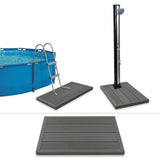 Floor Element for Solar Shower Pool Ladder WPC 45016