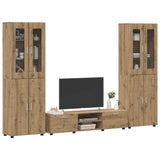 TV Cabinet Set FLORIN 3 pcs Artisan Oak Engineered Wood 3398003