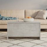 Coffee Table Concrete Grey 102x55.5x52.5 cm Engineered Wood 809669