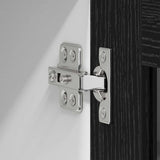 Hanging Cabinet Black Oak and White 80 x 31 x 40 cm 884228