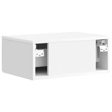 Bedside Cabinet 2 pcs High Gloss White 49 x 34.5 x 20 cm 897944