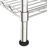 5-Tier Storage Shelf 90x35x180 cm Chrome 250 kg 324623