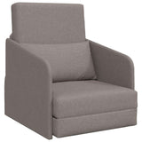 Sofa Bed Taupe 65 x 80 x 83 cm Fabric 4106642