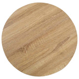 Bistro Table Light Brown 60 cm MDF 286421