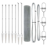 Welded Wire Fence with Spikes 10 x 1.6 m 3350755