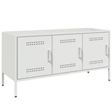 TV Cabinet White 100.5x39x50.5 cm Steel 842951