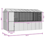 Bird Cage Anthracite 410 x 210 x 230 cm Galvanised Steel 3325171