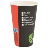 Paper Coffee Cups with Lids 1000 pcs 16oz 400ml 3325214