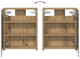 Bathroom Cabinet Set 3 pcs 100 x 10.5 x 50 cm Engineered wood 3403687