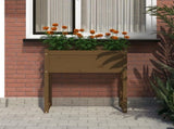 Planter Honey Brown 78x40x81 cm Solid Wood Pine 822135