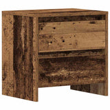 Bedside Cabinet with Drawer 2 pcs Old Wood 45 x 34 x 44.5 cm 863354