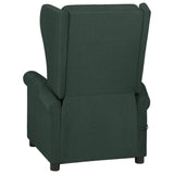 Recliner Chair Dark Green Fabric 340955