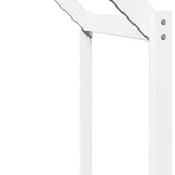 Loft Bed with Ladder and Roof without Mattress White 90x200 cm 3282071