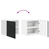 Wall Cabinet LUCCA Black 40 x 31 x 40 cm Engineered Wood 884876