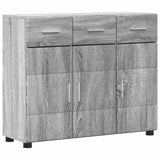 Sideboard with Shelf FLORIN Grey Sonoma 88.5 x 30.5 x 73 cm 880317