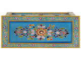 Sideboard Turquoise 55x30x76 cm Solid Wood Mango 355011