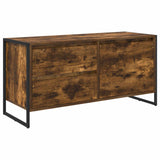 TV Cabinet Smoke Oak 100 x 36 x 49.5 cm Engineered Wood 886620