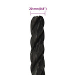 Work Rope Black 20 mm 50 m Polypropylene 153030