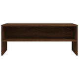 TV Cabinet Brown Oak 100x40x40 cm Engineered Wood 815233