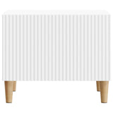 Coffee Table with Drawer White 49 x 50 x 40 cm Engineered Wood 894735