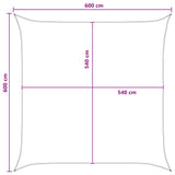 Sunshade Sail Blue and White 6 x 6 m HDPE 42032873