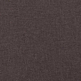 Pull out Sofa Bed Single Dark brown 90 x 165 x 87 cm Fabric 42002688