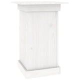 Flower Stand White 40x40x60 cm Solid Wood Pine 823630